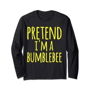 Costume/ Pretend I'm A Bumblebee Bee Costume Halloween Funn T-Shirt/ one size